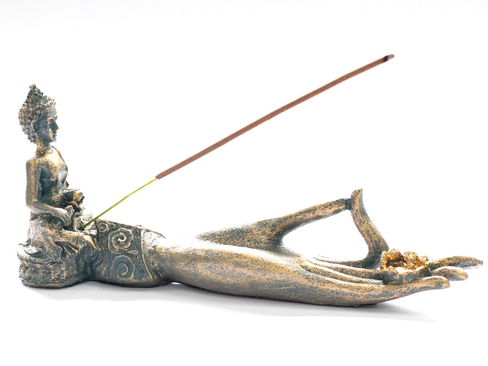 Antique Buddha - Hand Incense Burner - Image 4