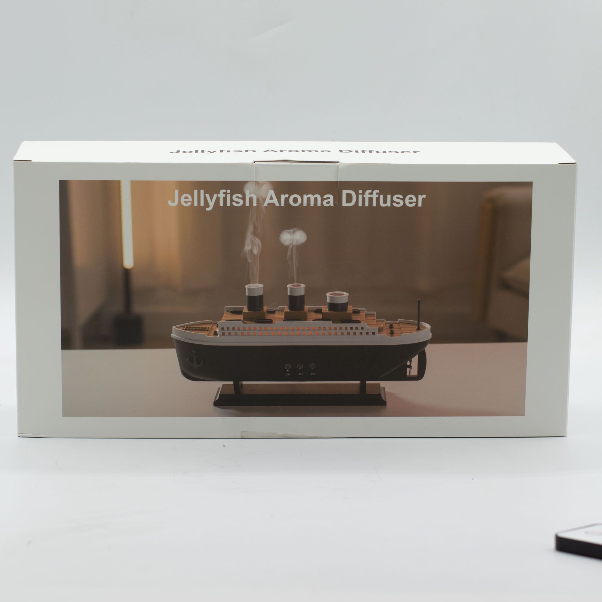 Ship Model Puff Effect Aroma Diffuser with Colour-Changing LED - Image 8